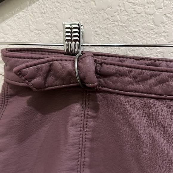 Free People Faux leather skirt in size 2 Host pick - Picture 3 of 12